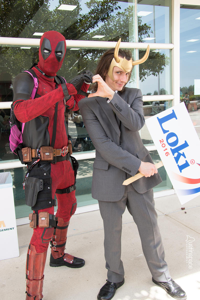 Presidential nominee Loki’s announced his new running mate: Deadpool! Image Credit: John Austin